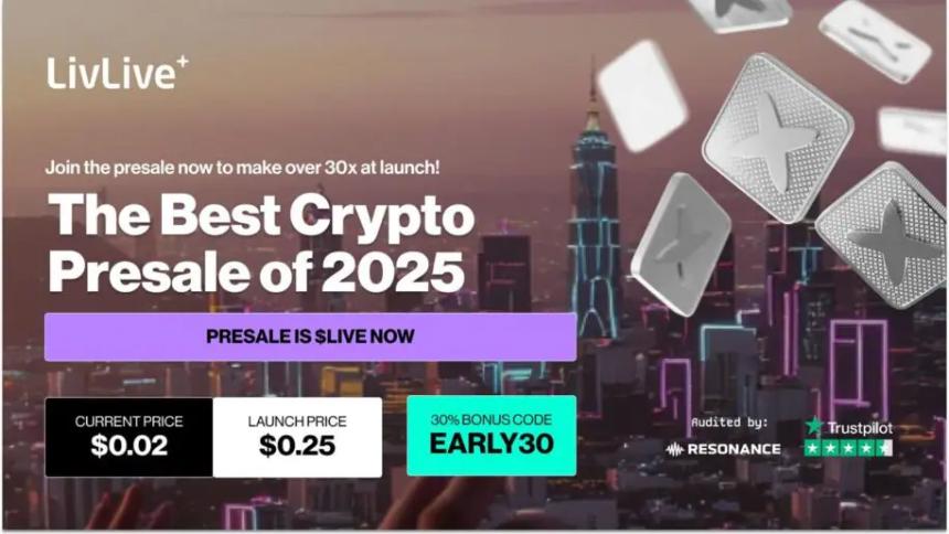 Polkadot 扩展、Chainlink 跨链连接与 LivLive 预售：第四季度最具潜力加密货币盘点