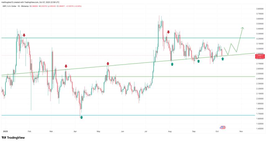 XRP 1D Chart Matt Hughes