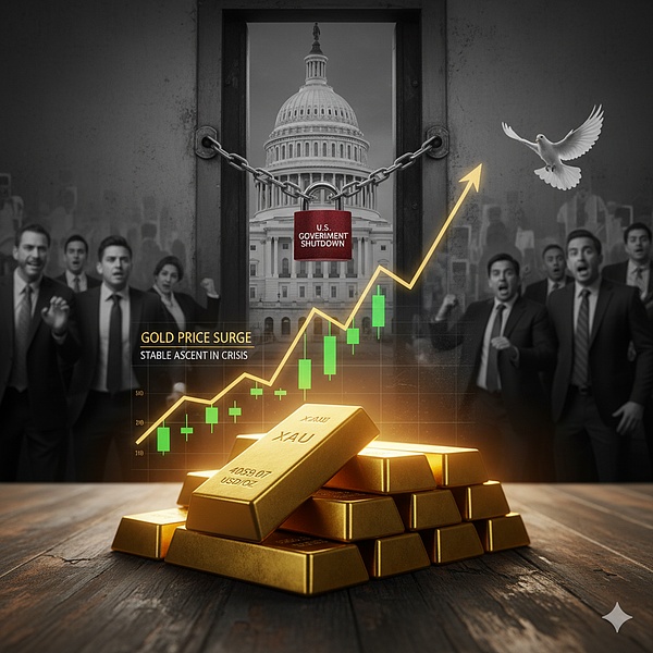 美国政府停摆对黄金和比特币的影响分析