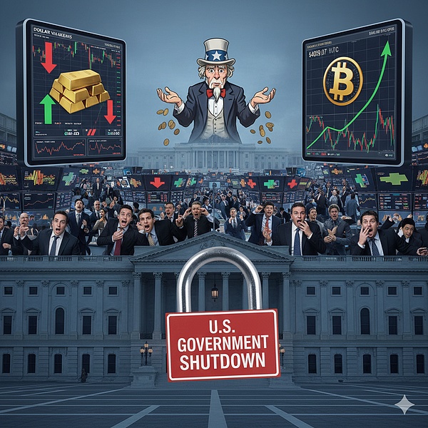 美国政府停摆对黄金和比特币的影响分析