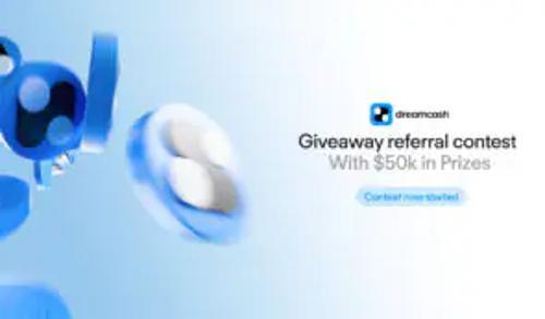 Drea<span class='keyword'>mcash</span> 庆祝候补名单注册人数突破10万，推出5万美元专属赠品活动