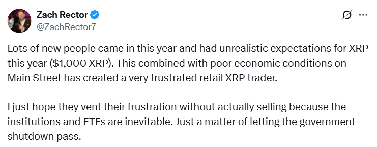 Zach Rector on X