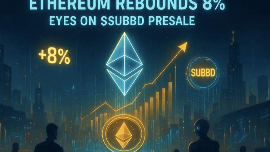 以太坊反弹 8%,目标价 5.5 万美元,投资者关注 $SUBBD 预售