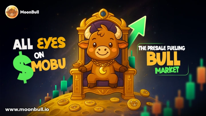 ETH与ASTER投资者热议新星MoonBull ($MOBU):预售回报率高达9,256%,成加密市场焦点