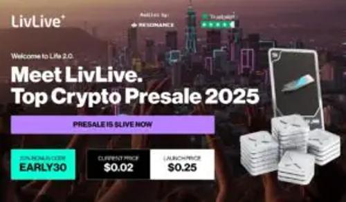 LivLive ($LIVE) 比特币目标价 15 万美元,引爆顶级加密货币预售热潮