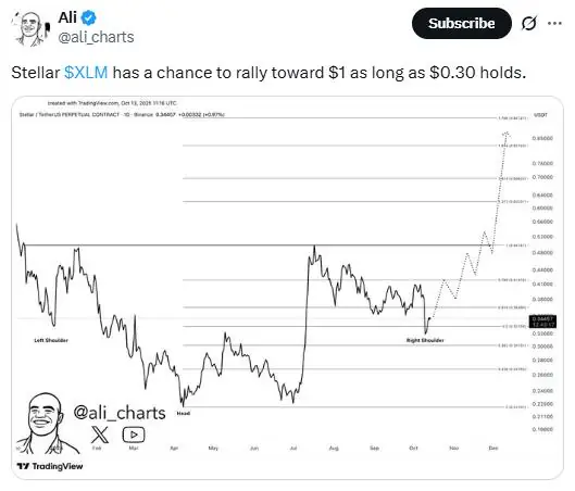 隐私币 $TAP 逆势飙升，XLM 和 SUI 持续下跌——它能否在第四季度达到 1 美元？