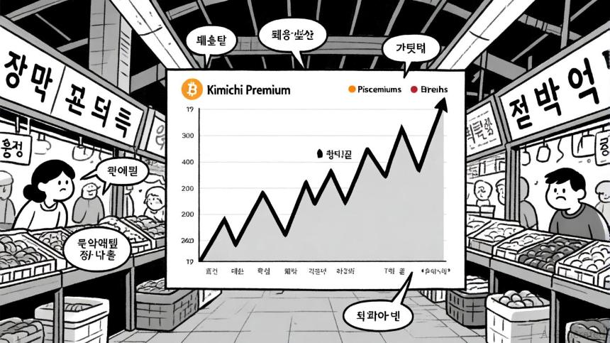比特币的泡菜溢价和韩国市场情绪:监管转变和零售狂热的故事