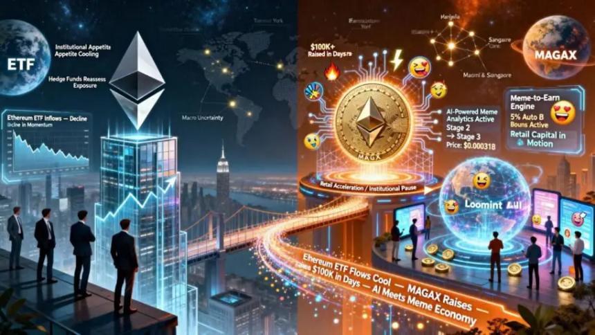 以太坊 ETF 势头减弱,但新的 AI Meme 项目在创纪录的时间内获得了 12.4 万美元的收益