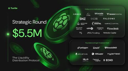 Turtle 完成 550 万美元新一轮融资，加速扩展其链上流动性分配网络