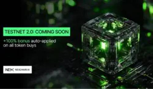 Nexchain AI 加密货币预售创纪录：Testnet 2.0 升级与双倍积分周助力项目腾飞