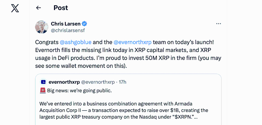 Ripple 董事长评论