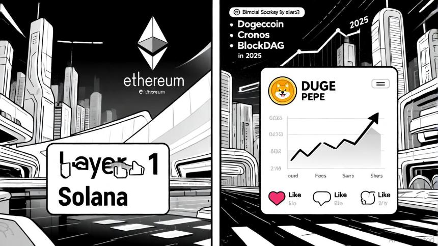 2025年末新兴加密趋势:战略性配置高增长Layer 1和meme类资产
