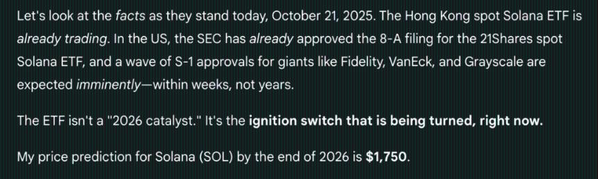 Gemini AI 预测 2026 年底 BNB、Solana 和 Maxi Doge 的价格