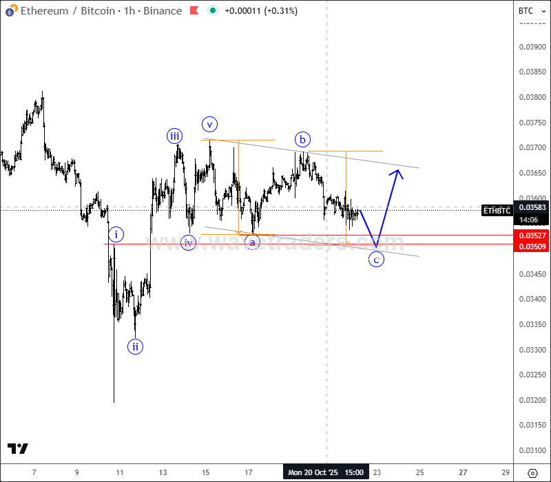 BTC 的主导地位正在下降，而 ETH/BTC 则走高 [视频]
