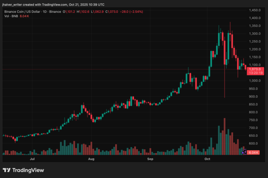 币安币 (BNB) 因 Meme-Coin Rug 的冲击而延续回调 BNB 链