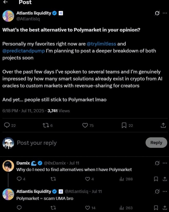 揭发Polymarket DAO内部黑手党:裙带关系、双重标准和权力滥用