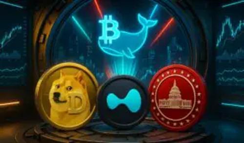 比特币巨鲸积累了 5.8 亿美元资产——狗狗币、HYPE 和 MAGACOIN FINANCE 被看好成为智能货币