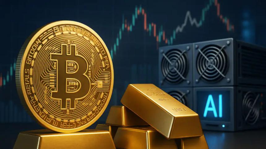 加密货币市场分化加剧:比特币横盘整理,黄金高位回落,人工智能相关资产崭露头角