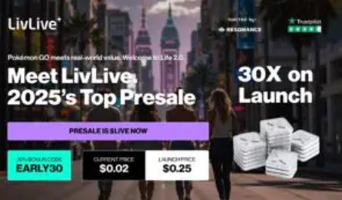 下一个百倍加密货币：LivLive ($LIVE) 引领生活即赚新浪潮，Solana ($SOL) ETF获批带来新机遇