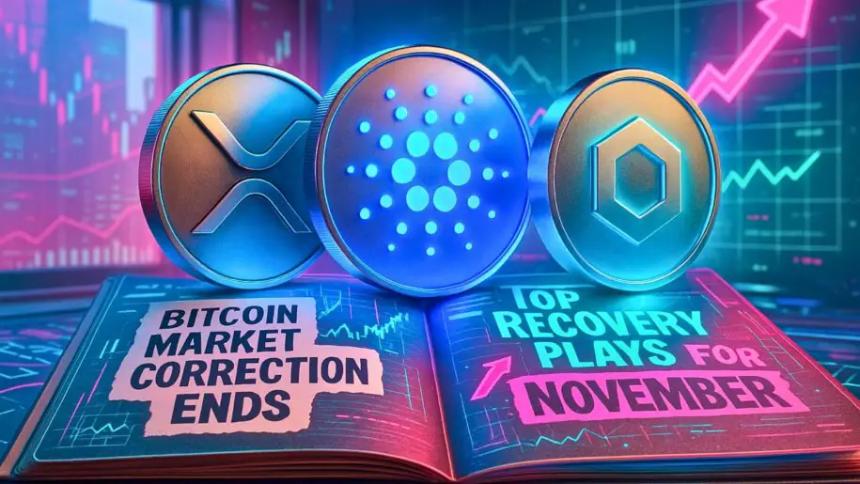 比特币市场调整结束——XRP、ADA 和 LINK 被认定为 11 月复苏期间最值得购买的山寨币