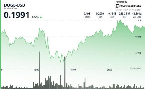 狗狗币交易量激增170%,突破0.20美元关口,确认看涨趋势