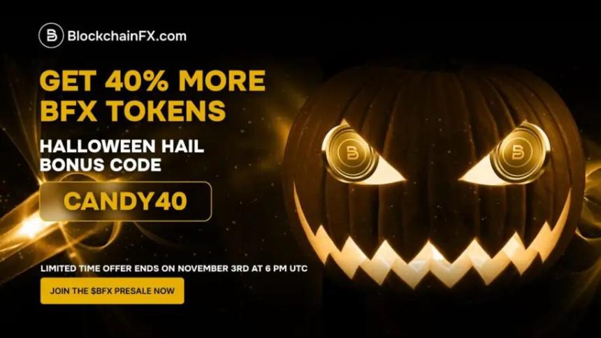 比特币跌破11万美元大关,BlockchainFX ($BFX) 万圣节奖励活动掀起投资热潮