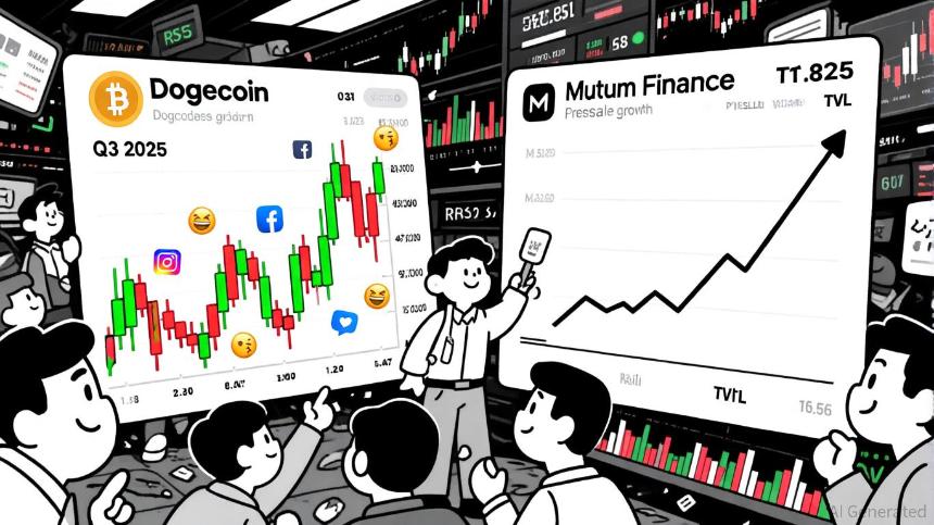 狗狗币与Mutuum Finance:情绪驱动与DeFi实用性的未来较量