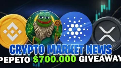 加密货币市场回暖:XRP、Cardano 和 BNB 反弹,Pepeto 宣布 70 万美元赠送活动