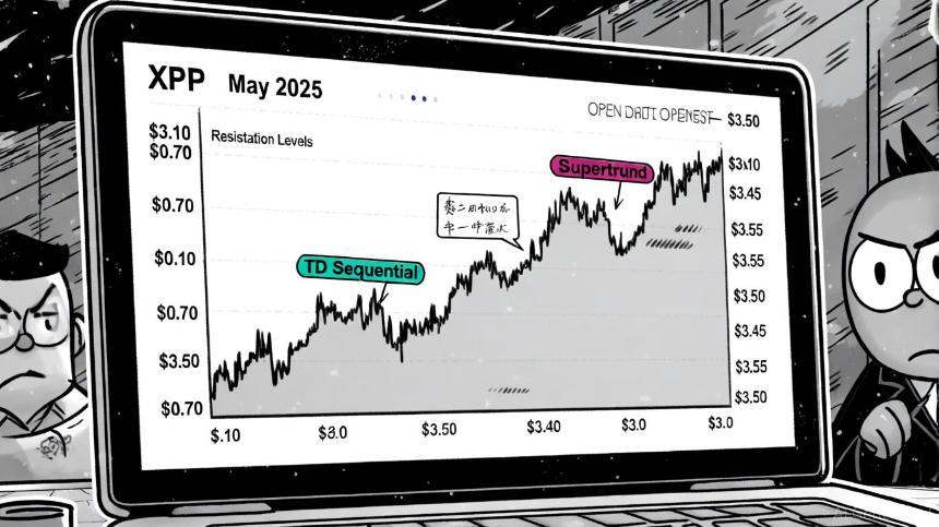 XRP 突破 3-3.45 美元:机构基础设施、CEO 认可和技术催化剂的融合