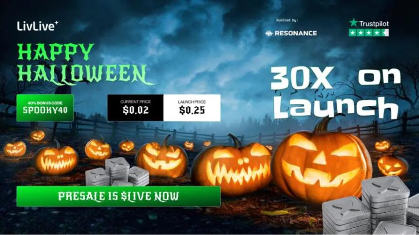 加密货币巨头抛售BNB,转投LivLive预售热潮——SPOOKY40奖励助阵年度最佳投资机会