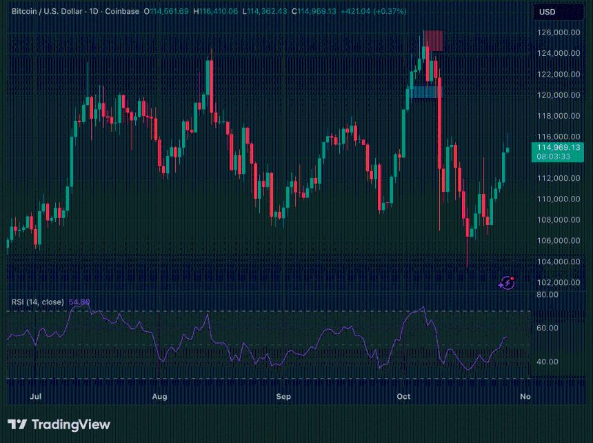 投资者情绪转变：比特币强势反弹，黄金高位回落