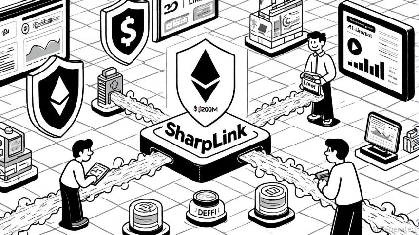 SharpLink 2亿美元布局Linea:以太坊资金流向揭示机构投资者加速采用DeFi收益策略