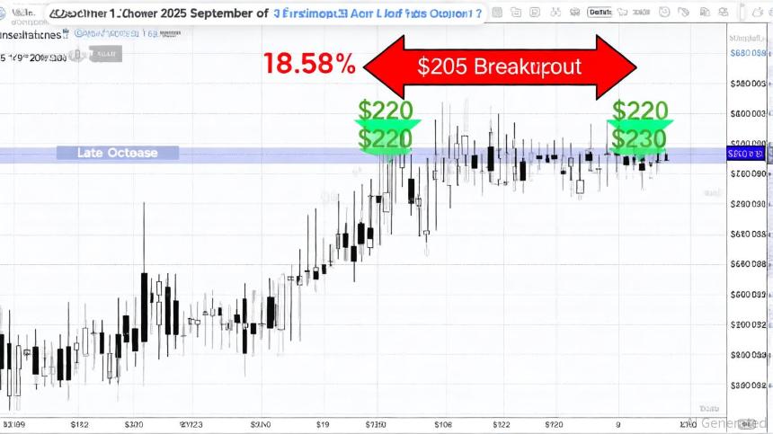 Solana价格突破205美元:上涨目标直指220-230美元