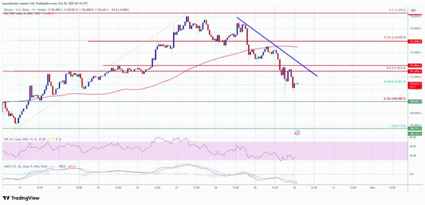比特币延续跌势——避险情绪持续施压市场