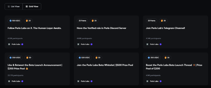 热门交互合集 | Perle Labs测试版白名单申请;IOPn测试网活动上线(10月31日)