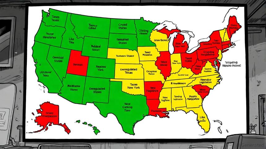 加密货币挖矿放松管制与州级能源政策：对美国加密货币基础设施投资的战略影响