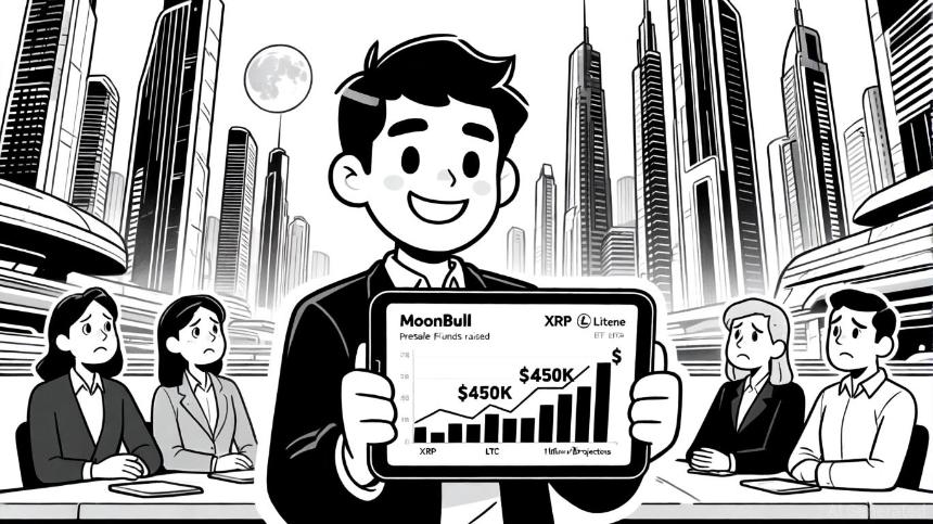  MoonBull（$MOBU）：高投资回报率的模因币，2025 年表现将超越 XRP 和莱特币 