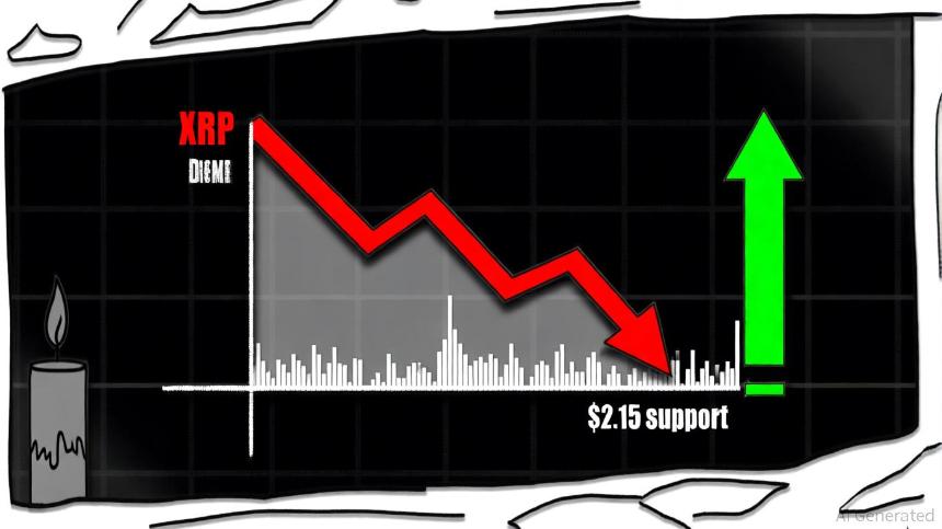XRP 2.15美元的关键支撑位测试及其对短期仓位的影响