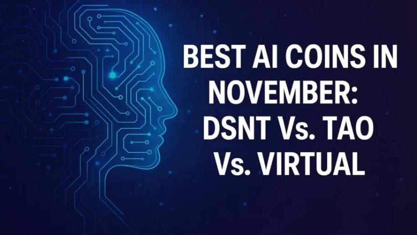 三大人工智能加密货币：Strategy Q3营收超预期，DeepSnitch AI能否逆袭TAO与VIRTUAL？