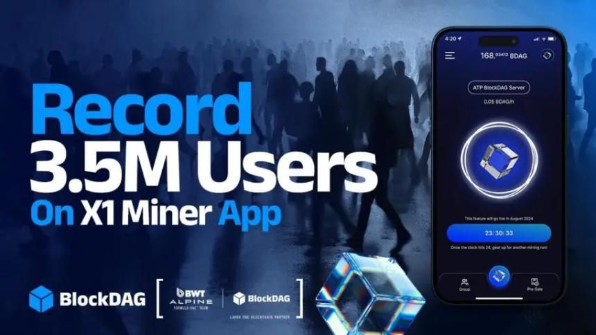 BNB突破1100美元、XRP逼近4美元大关，BlockDAG凭借350万矿工生态引领加密未来