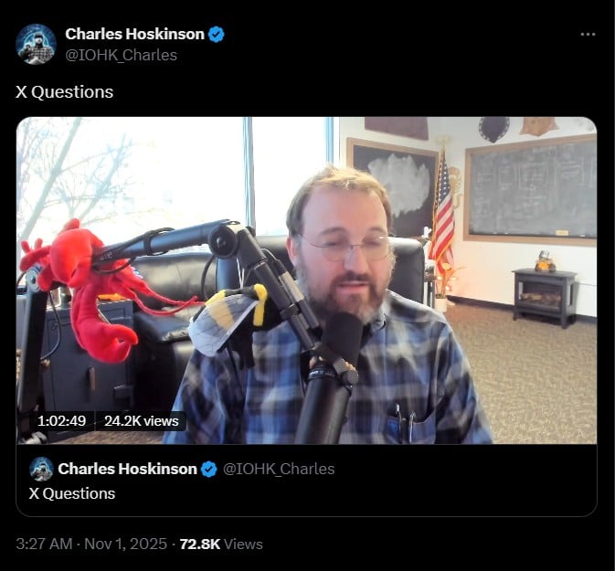 比特币能否助力Cardano突破DeFi瓶颈？Hoskinson提出全新解决方案