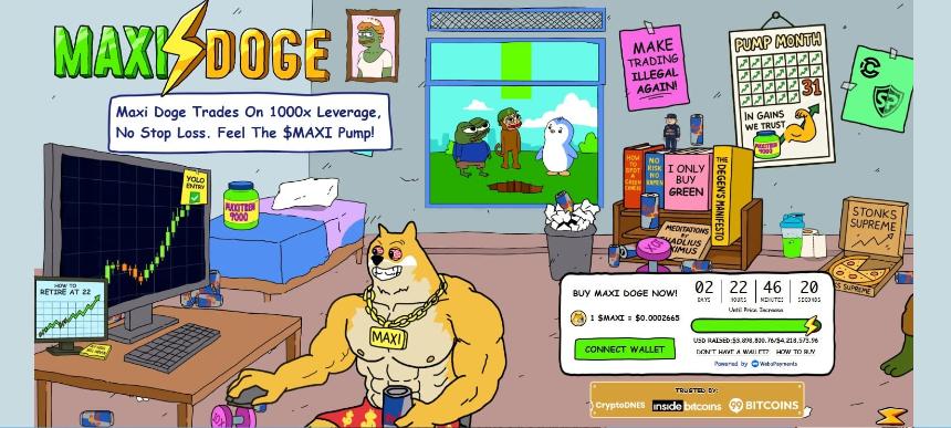 JellyJelly Meme Coin 引发抛物线式暴涨 200%：分析师称 Maxi Doge 将是下一个——原因如下