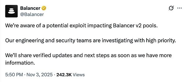 Balancer被攻击事件带来的思考