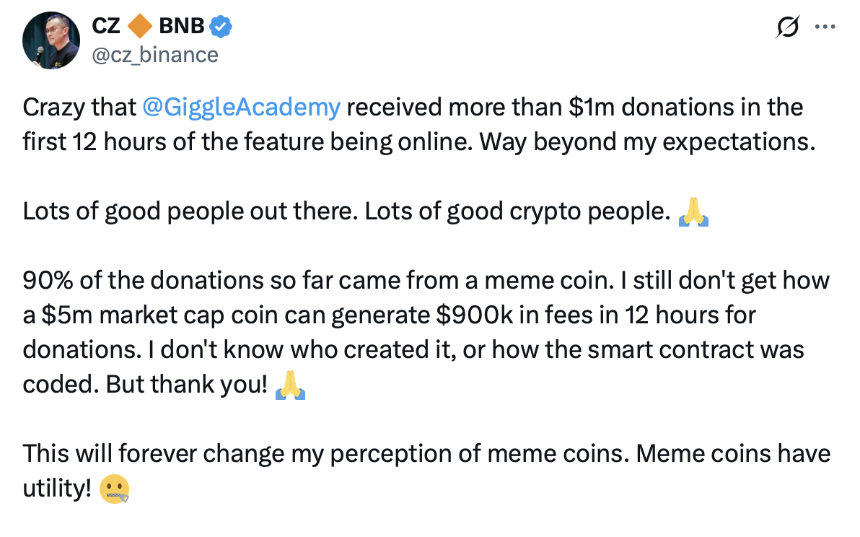 BSC生态闪崩:GIGGLE“过山车”行情引发市场震荡,谁该为此负责?