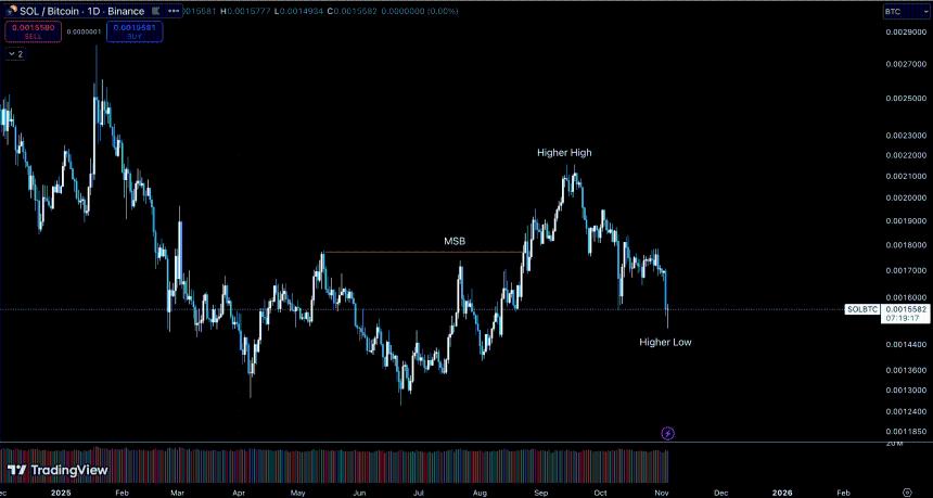  SOL兑USD呈现强势迹象：山寨币表现优于比特币吗？ 