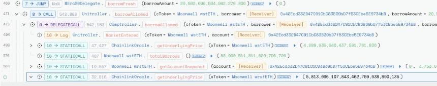  Chainlink预言机故障导致Moonwell损失100万美元，DeFi再次遭受攻击 