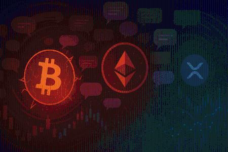 比特币和以太坊社交情绪骤降，XRP却保持中性