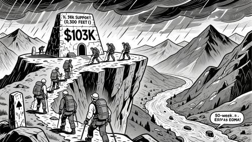 比特币10.3万美元支撑位面临考验：市场波动下是否隐藏买入良机？