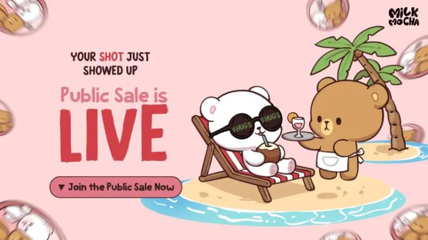 Milk Mocha 的 $HUGS 预售在白名单关闭后正式上线：揭晓 Web3 最萌区块链项目