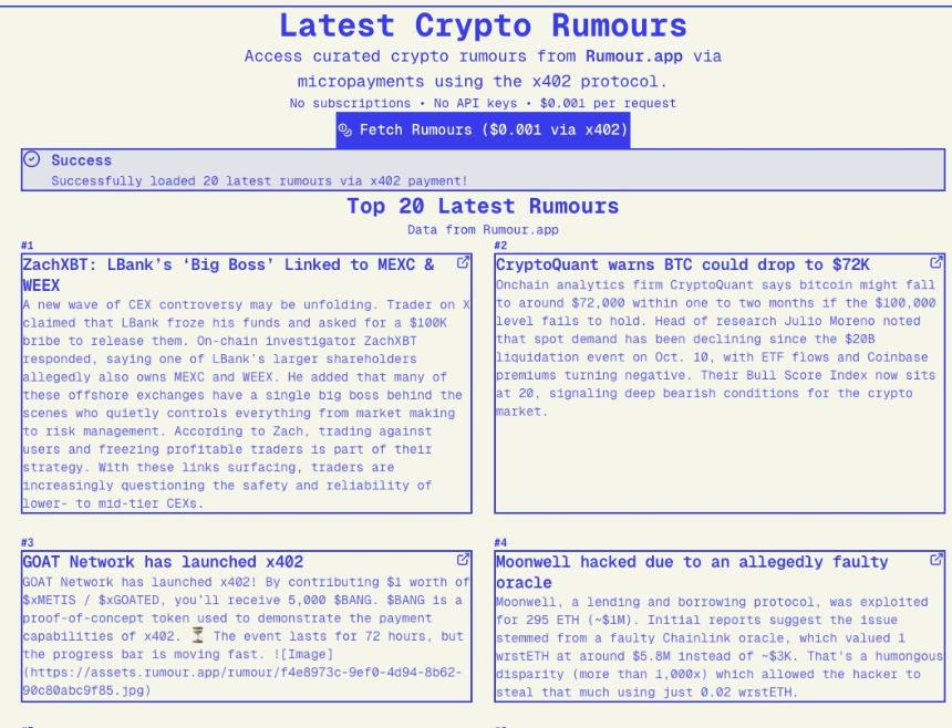x402+ 无代码应用 能改变 Crypto 吗?